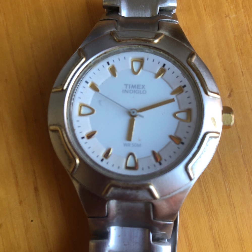 Timex Indiglo Two-Tone Smartwatch